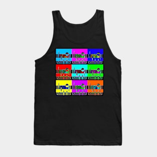 9 abstract colorful tiles Tank Top